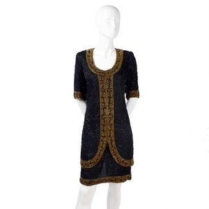 Vintage 80s Brilliante by JA Dress
